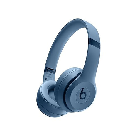 Beats Solo 4 - Wireless Bluetooth On-Ear Headphones, Apple & Android Compatible, Up to 40 Hours of Battery Life - Slate Blue