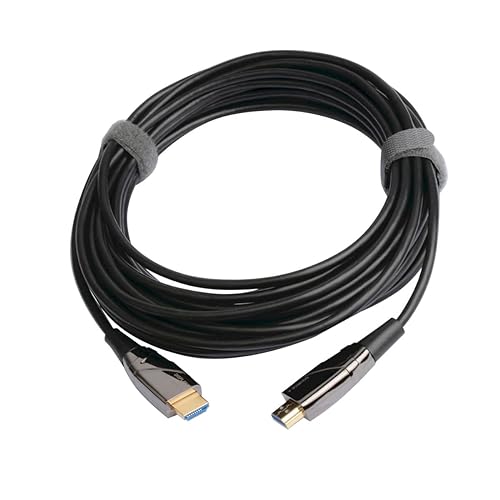 Tripp Lite Fiber Optic HDMI 2.0 (Active HDMI Cable), High Speed HDMI Cable, 4K, 60Hz, 4:4:4, 18 Gbps, 20 m. (65 ft.) Black (P568-20M-FBR)