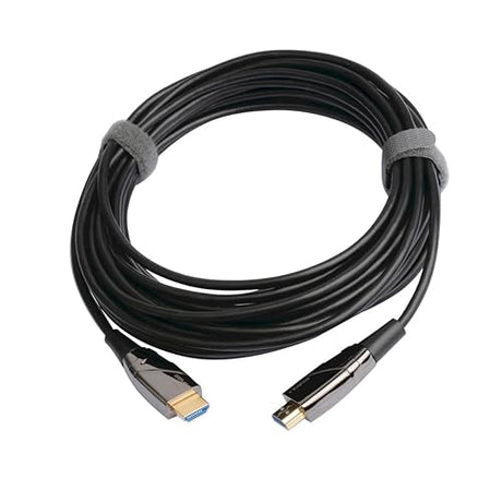 Tripp Lite Fiber Optic HDMI 2.0 (Active HDMI Cable), High Speed HDMI Cable, 4K, 60Hz, 4:4:4, 18 Gbps, 15 m. (50 ft.) Black (P568-15M-FBR)