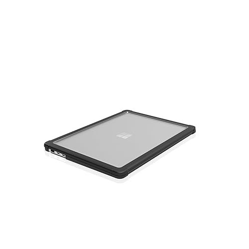 STM Dux Case for Microsoft Surface Laptop 7th Edition – Slim Rugged Protective Shell with Transparent Back, Non-Slip Feet, Open-Hinge Cooling, TPU Clip-On Design – Fits Fabric & Metal Keyboards