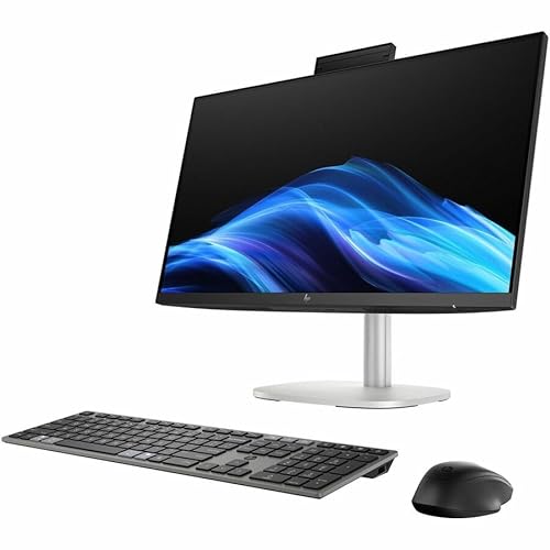 HP EliteStudio 8 AiO G1i All-in-One Computer - Intel Core Ultra 7 265 - vPro Technology - 16 GB - 512 GB SSD - 27 QHD Touchscreen - Desktop - Pike Silver