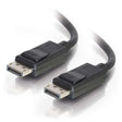 C2G Display Port Cable, 8K, Male to Male, Black, 25 Feet (7.62 Meters), Cables to Go 54404 Male to Male Cable 25 Feet