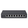 EnGenius ECS208L 8-Port 2.5G Multi-Gigabit Layer 2 Network Switch – Cloud or On-Premise Managed, Cat5e Compatible, High-Speed Ethernet for Business, Servers, Workstations & Wi-Fi Access Points