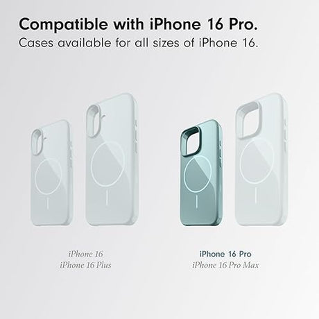 Beats iPhone 16 Pro Case with MagSafe and Camera Control, Scratch-Resistant Protective Cover, Slim Fit, Microfiber Lining - Riptide Blue