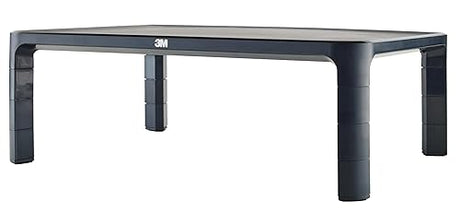 3M Adjustable Monitor Stand Riser, Holds Up to 20lbs, 13.6 Between Legs, Adjust Height from 1.7 to 5.5 MS85B