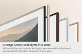 SAMSUNG 55-inch The Frame Customizable Bezel Modern Brown (VG-SCFA55BWBZA) [Canada Version] (2021-2025 Compatible) 55 Inch Modern Brown Wood