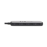 Tripp Lite Series 4-Port USB-C Hub, USB 3.2 Gen 2, 10 Gbps Data Transfer, 100W PD USB-C Charging Hub, Thunderbolt 3 Compatible, Plug-and-Play, Travel-Sized, 3-Year Warranty (U460-004-4C-G2C)