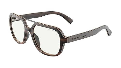 GUNNAR Humboldt Premium Blue Light Blocking Computer And Gaming Glasses Clear