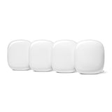 Google Nest WiFi Pro- Wi-Fi 6E, Reliable Home Wi-Fi System with Fast Speed and Whole Home Coverage-Mesh Wi-Fi Router 4 Pack-Snow