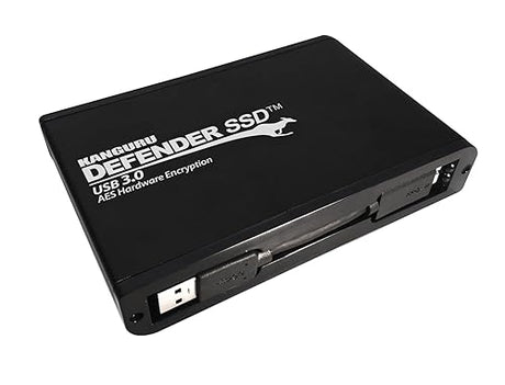 Kanguru Defender SSD 35 – 1TB Secure Portable Solid State Drive – Hardware Encryption - SuperSpeed USB 3.0 1TB SSD
