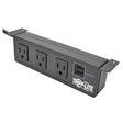 Tripp Lite TLP310USBS Computer Surge Protector, Black Mounting Bracket