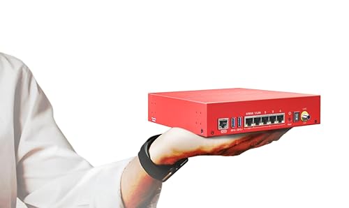 WatchGuard Firebox T125 with 5 Year Total Security Suite - Tabletop Firewall, 1x 2.5Gb + 4X 1Gb Ports, High-Speed Security for Branch Offices (WGT125645)