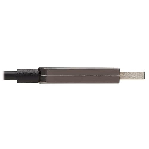 Tripp Lite USB-A 3.2 Fiber Active Optical Extension Repeater Cable (M/F), 5 Gbps, CL3-rated PVC Jacket, in-Wall Installation Rated, 65 Feet / 20 Meters, 3-Year Warranty (U330F-20M-G1)