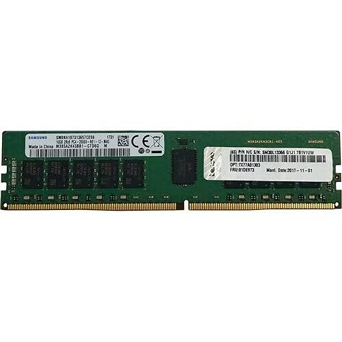 Lenovo 16GB TruDDR4 Memory Module - 16 GB - TruDDR4-2666 MHz DDR4-2666/PC4-21333 - 1.20 V - ECC - Unbuffered - 288-pin - DIMM