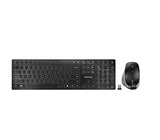 CHERRY DW 9500 Slim Wireless Desktop Keyboard and Mouse Combo, Extra Flat Thin Design with Ergo Friendly Mouse Companion. Bluetooth or USB Receiver.