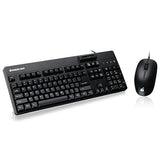 IOGEAR 104-Key Keyboard with Built-in Common Access Card Reader & 3-Button Mouse Combo, TAA Compliant