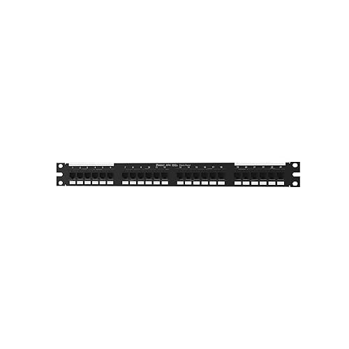 Panduit DP246X88TGY Category-6A 24-Port Flat Punchdown Patch Panel