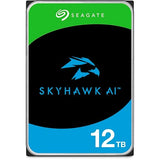 Seagate Skyhawk AI SATA III 3.5 Internal Hard Drive - 12TB, 512MB Cache
