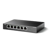 TP-Link 6 Port Fast Ethernet 10/100Mbps PoE Switch 4 PoE+ Ports @67W Plug & Play Sturdy Metal w/Shielded Ports Extend Mode Priority Mode (TL-SF1006P) 6 Port w/ 4-Port PoE+ 6 Port w/ 4 Port PoE+