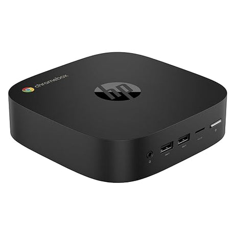 HP Chromebox G4 Chromebox - Intel Celeron 7305-4 GB - 64 GB Flash Memory Capacity - Desktop Mini - Intel Chip - ChromeOS - Intel UHD Graphics DDR4 SDRAM - IEEE 802.11ax - 65 W 8R2T4UT#ABA