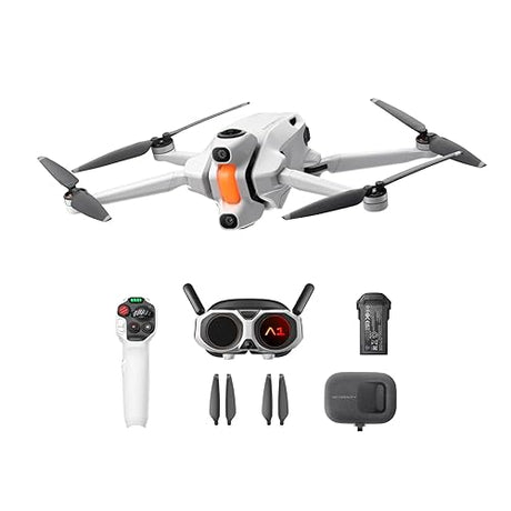 Antigravity A1-8K 360 Drone for Immersive Flight, Point-to-Fly Motion Control for Adults, Kids & Beginners, Obstacle Avoidance, 249g & Foldable, Deep Track, Auto Return, 10km Range, Auto Edit Standard Bundle
