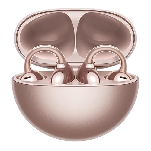HUAWEI FreeClip, Feather-Light Wearing, Open-Ear Listening, AI Crystal-Clear Call, Long Battery Life, Rose Gold. Buy one and get a Free Huawei Band 9 Pink, While Supplies Last. FreeClip Rose Gold