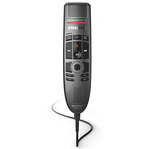 PHILIPS SMP3700 SpeechMike Premium Touch Precision USB Microphone - Push Button Operation. PowerMic Replacement