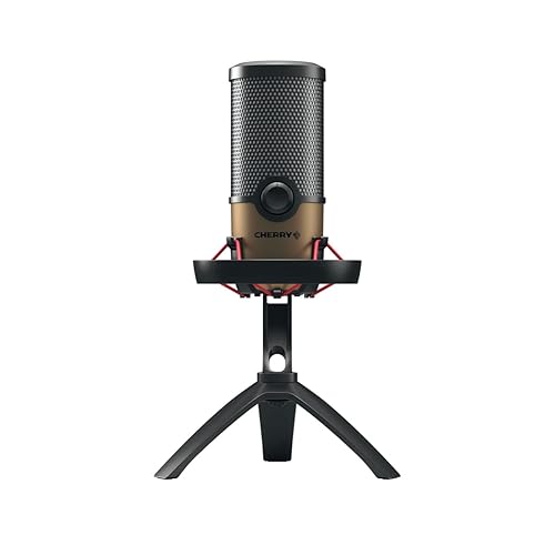 Cherry UM Series 3.0, 6.0 and 9.0 PRO RGB USB Microphone for PC, Mac, Gaming, Recording, Streaming, Podcasting, Studio and Computer Condenser. (UM 9.0 RGB PRO)