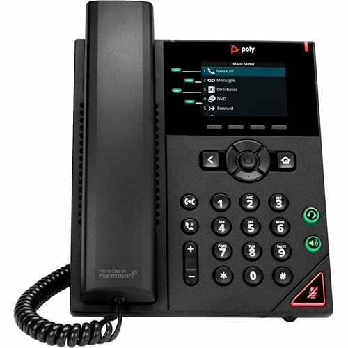 Poly VVX 250 IP Phone - Corded - Corded - Desktop