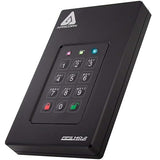 Apricorn 8TB Aegis Fortress L3 - FIPS Validated, SSD USB 3.0 Hardware Encrypted Portable Drive