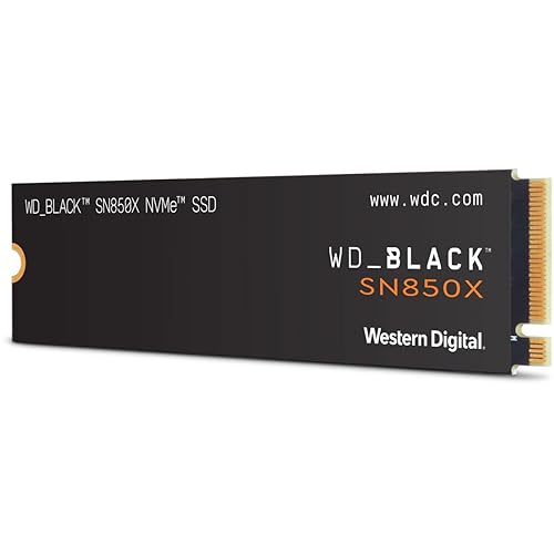 WD Black SN850X 4TB NVMe PCIe 4.0 x4 M.2 Internal Gaming SSD Without Heatsink