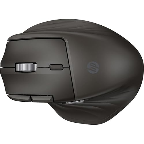 HP Ultra-Fast-Scroll Wireless Mouse 785M (B8YX4AA) - Multi Surface - Wireless - 32.81 ft - Bluetooth/Radio Frequency - 2.40 GHz - Rechargeable - Black - USB Type A - 6000 dpi - Scroll Wheel - 6 Button