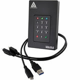 Apricorn Aegis Fortress L3- FIPS Level 3 Validated, 1TB USB 3.0 Hardware Encrypted Portable Drive 1TB Drive