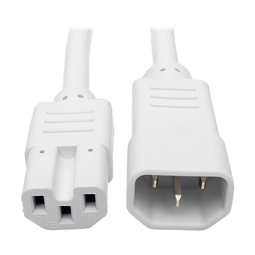 Tripp Lite 6ft Heavy Duty Power Cord C14 C15 White (P018006AWH)