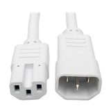 Tripp Lite 6ft Heavy Duty Power Cord C14 C15 White (P018006AWH)