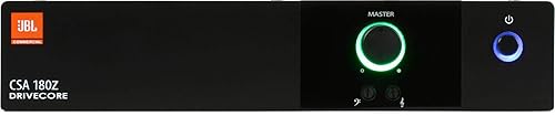 JBL CSA180Z Commercial Series Single-Channel 80W Power Amplifier 80-Watt Single-Channel