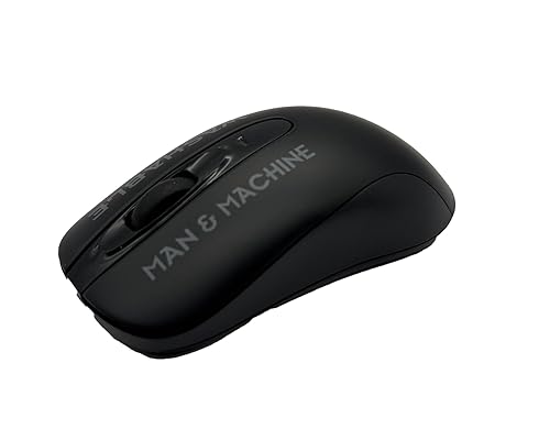 Man & Machine C Mouse Wireless, Washable (Black)