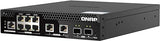 QNAP QSW-M2106PR-2S2T-US Half-Rackmount Switch 10GbE and 2.5GbE PoE++ Layer 2 Web Managed Switch for New-Generation Wi-Fi Deployment