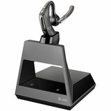 Poly Voyager 5200 Office Headset +USB-C to Micro USB Cable TAA - Alexa - Mono - Wireless - Bluetooth - 98.4 ft - 100 Hz to 20 kHz - On-ear - Monaural - In-ear - MEMS Technology, Omni-directional, Nois