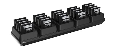 KOAMTAC 20-Slot Battery Charging Cradle Compatible with Samsung Galaxy XCover Pro, XCover6 Pro, and XCover7 Pro Batteries