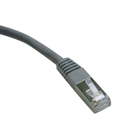 Tripp Lite 50ft Cat6 Gigabit Molded Shielded Patch Cable FTP RJ45 M/M Gray 50