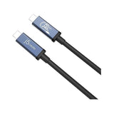 j5create USB 40Gbps 240W USB Type-C Cable, Black/Space Gray, JUC29L08