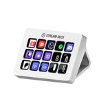 Elgato Stream Deck MK.2 White – Studio Controller, 15 macro keys, trigger actions in apps and software like OBS, Twitch, ?YouTube and more, works with Mac and PC Stream Deck White White