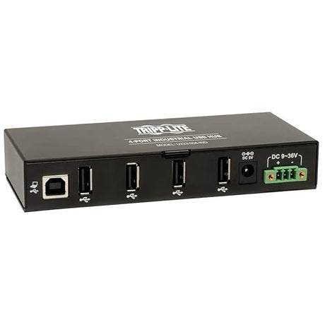 4port Industrial USB 2.0 Hub Heavy Duty 15kv ESD Immunity