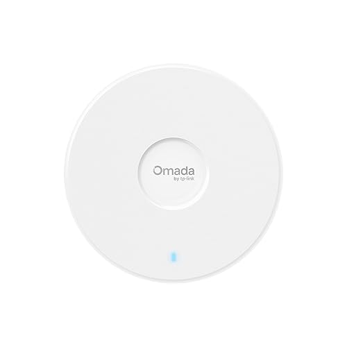 TP-Link Omada WiFi 7 Access Point (EAP720)– BE5000 Dual-Band, 2.5G PoE+, Ceiling Mount, MLO, OFDMA, 4K-QAM, 250+ Clients, WPA3, Cloud SDN Managed, Seamless Roaming, BLE 5.2 WiFi 7, BE5000