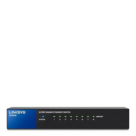 LINKSYS SE3008-CA 8-Port Gigabit Ethernet Switch