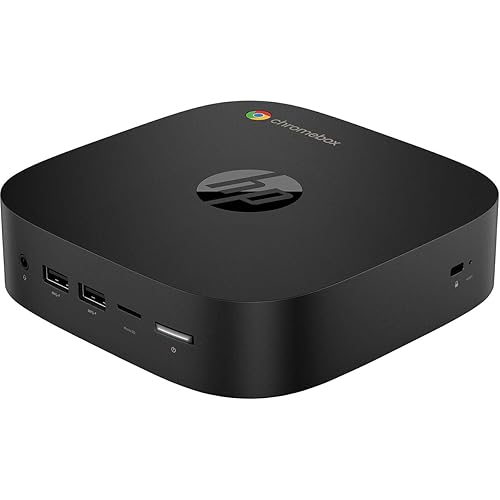 HP Chromebox G4 Chromebox - Intel Celeron 7305-4 GB - 64 GB Flash Memory Capacity - Desktop Mini - Intel Chip - ChromeOS - Intel UHD Graphics DDR4 SDRAM - IEEE 802.11ax - 65 W