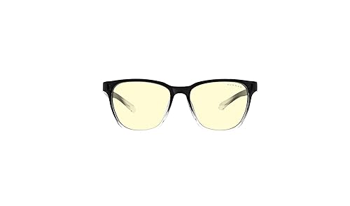 GUNNAR - Gaming and Computer Glasses - Blue Light Blocking, UV Protection - Berkeley Amber Lens Onyx Fade Frame