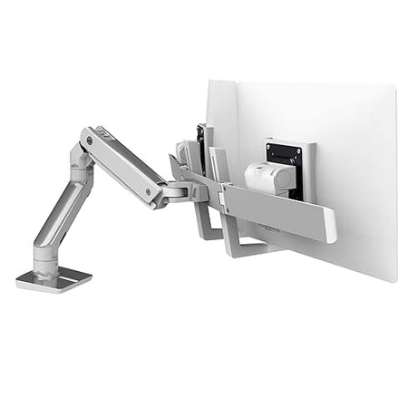 Ergotron – HX Dual Monitor Arm, VESA Desk Mount – for 2 Monitors Up to 32 Inches, 5 to 17.5 lbs Each – Polished Aluminum