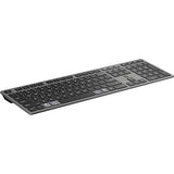 HP 725 Keyboard & Mouse - USB Type A Scissors Wireless Bluetooth/RF 2.40 GHz Keyboard - Nightfall Black - USB Type A Wireless Bluetooth/RF Mouse - Multi Surface - 4000 dpi - 5 Button - Scroll Whee
